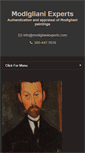 Mobile Screenshot of modiglianiexperts.com